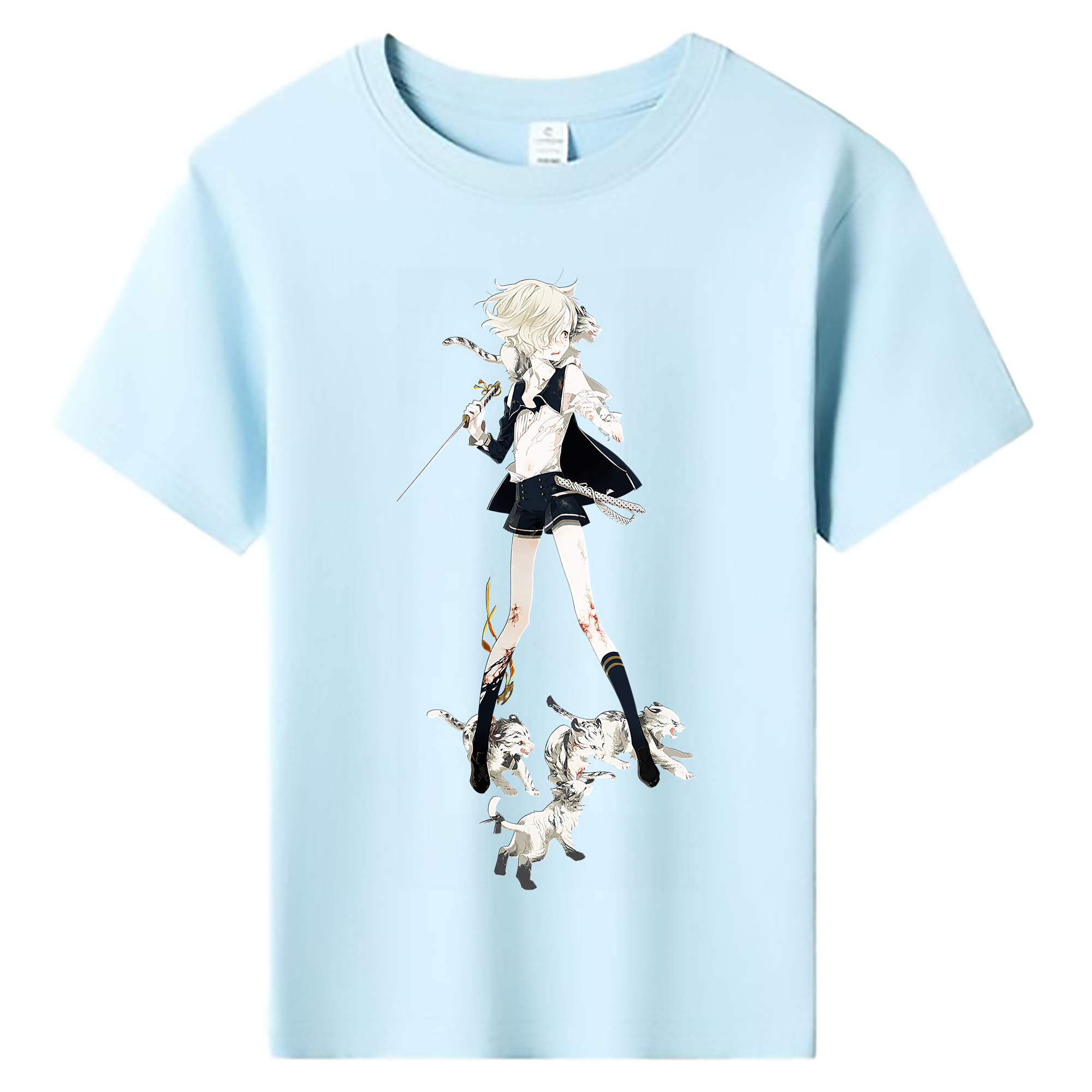 （画像用） 刀剣乱舞 Touken Ranbu 綿100％キッズTシャツ（フロントプリント）